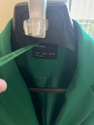 Blazer verde Bershka