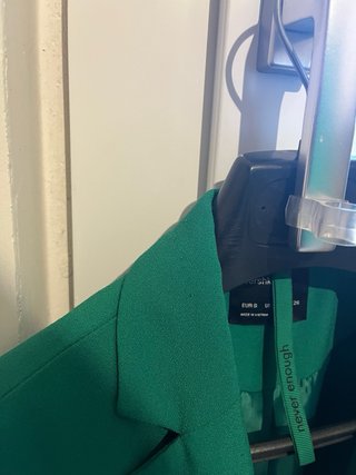 Blazer verde Bershka