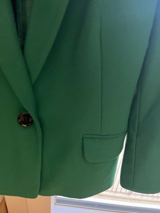 Blazer verde Bershka