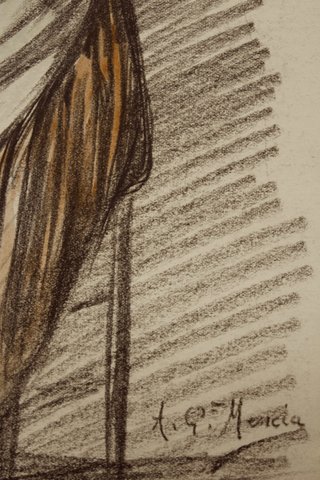 Antonio García Mencía - Acuarela firmada