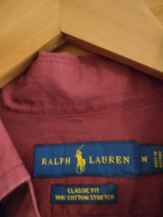 Camisa Polo Ralph Lauren Roja Talla M