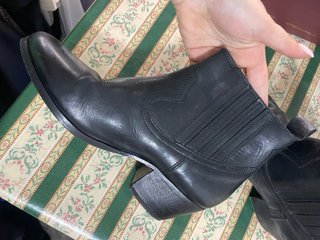 Stivaletti neri in pelle