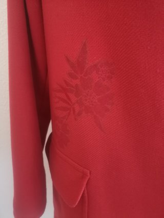 Abrigo Desigual Rojo Talla 44