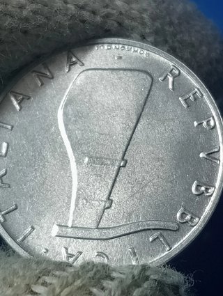 Moneta 5 Lire Repubblica Italiana 1989
