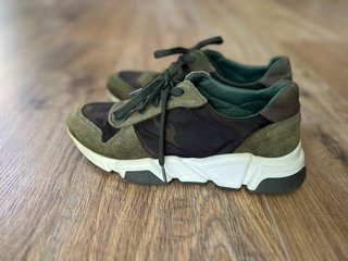 Zapatillas Di-Bye Talla 37 Verde Camuflaje