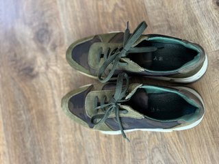 Zapatillas Di-Bye Talla 37 Verde Camuflaje
