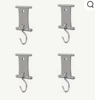 4 Ganchos para Toldo Fiatma