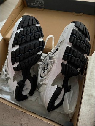 New Balance 530 Blanco Plata Talla 37.5