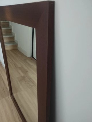 Espejo Marco Marrón Madera