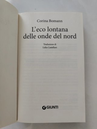 L'eco lontana delle onde del nord libro Bomann