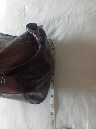 Bolso de mano efecto piel