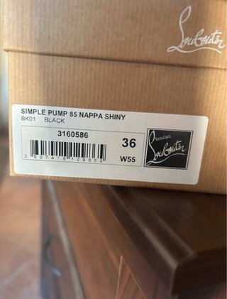 Zapatos de Salón Christian Louboutin Negros