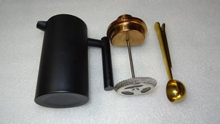 CAFETERA FRANCESA ACERO INOXIDABLE – COMO NUEVA