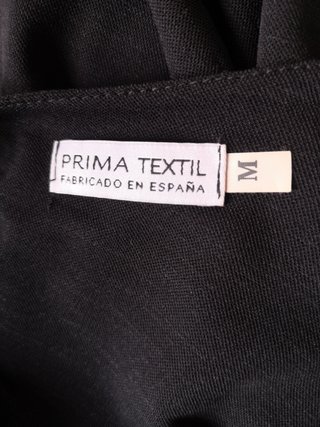 Vestido largo negro Prima Textil Talla M