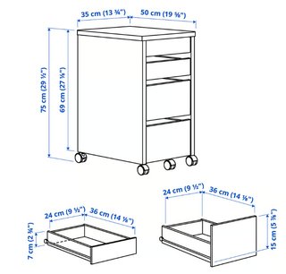 Escritorio infantil + silla y cajonera