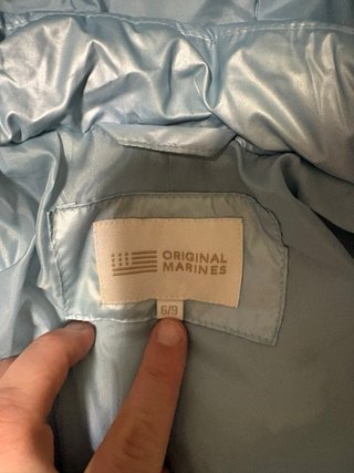 Original Marines Giubbino Bambina Azzurro