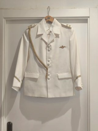 Traje Comandante Comunión Talla 12 Blanco