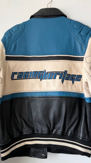 Chaqueta Vintage Cuero Racing Heritage