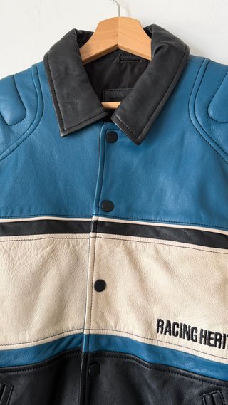 Chaqueta Vintage Cuero Racing Heritage