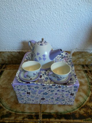 Juego de té infantil con caja
