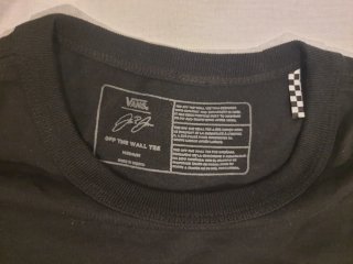 Camiseta Vans Nueva Negra Talla M