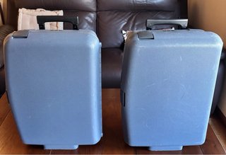 Maleta Cabina Samsonite Azul Rígida