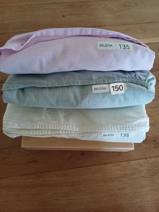 Sábana bajera verde 150x200