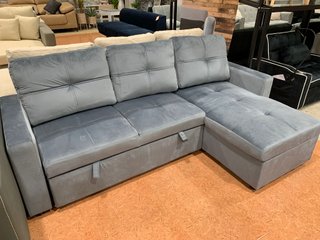 Sofá Cama Gris con Arcón 215x135cm