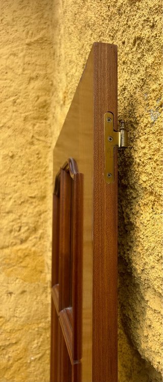 3 Puertas de Madera con Cristales decorativos