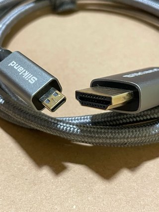 Pack 2 Cables Micro HDMI a HDMI 4K