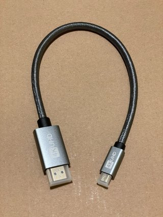 Pack 2 Cables Micro HDMI a HDMI 4K