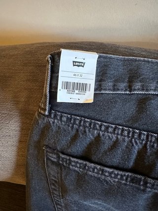 Vaqueros NUEVOS Levi's 501 Original Recto Negro