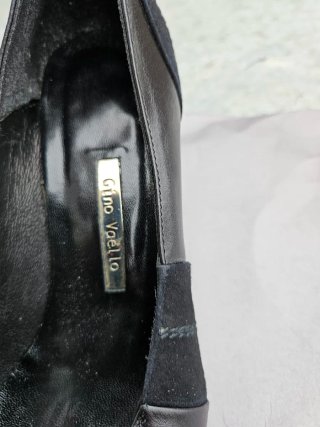 Zapatos de tacón Gino Ventori piel y ante negros