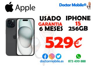 iPhone 15 256GB Usado Garantía 6 Meses