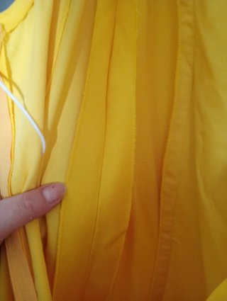 Traje de flamenca amarillo
