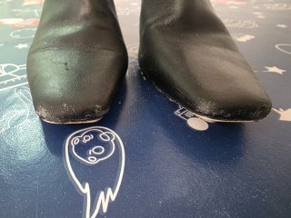 Botines Zara Talla 37 Negros