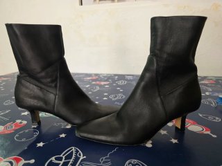 Botines Zara Talla 37 Negros