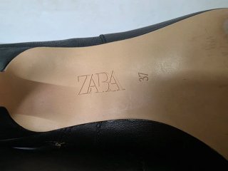 Botines Zara Talla 37 Negros