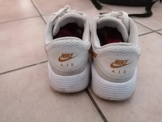 Nike Air Max SC Bianche Arancioni