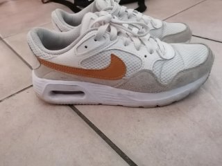 Nike Air Max SC Bianche Arancioni