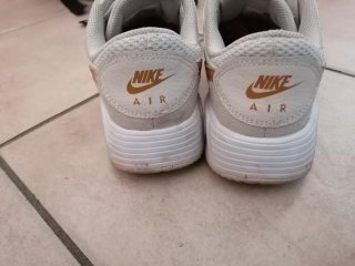 Nike Air Max SC Bianche Arancioni