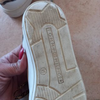 Scarpe Tommy Hilfiger bianche Tg 32