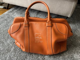 Bolso Carolina Herrera Naranja Piel