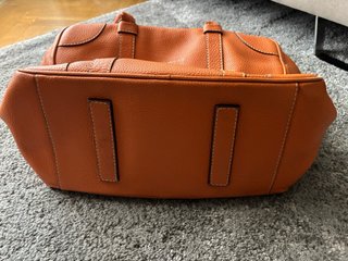 Bolso Carolina Herrera Naranja Piel