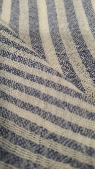 Pañuelo pareo rayas azules