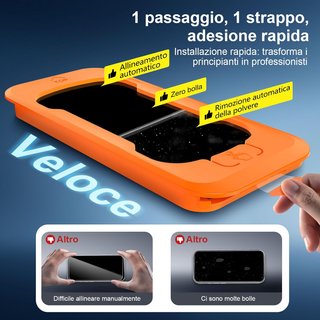 Vetro Custodia per iPhone 17, 17 Pro, 16 NUOVA