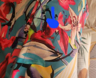 Vestido midi estampado floral