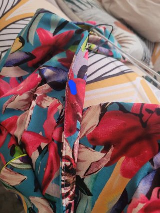 Vestido midi estampado floral
