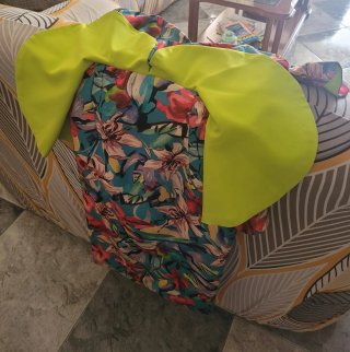 Vestido midi estampado floral