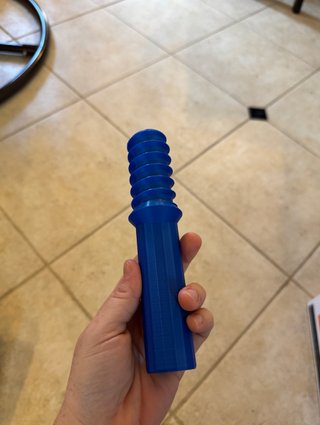 Mango para churro de piscina azul